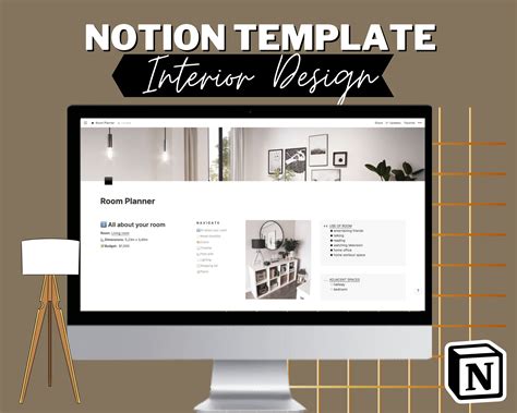 Notion Interior Design Template